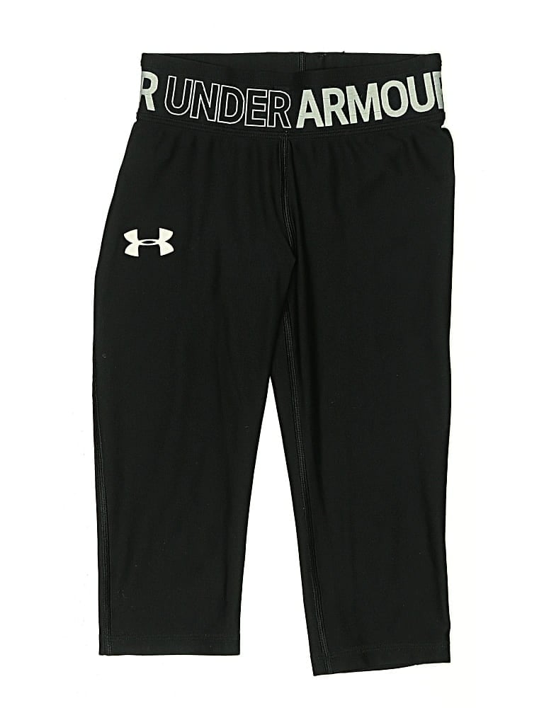Click to view more detailed imagery on our partner's website Pre-owned Under Armour Kids' Active Pants In Black