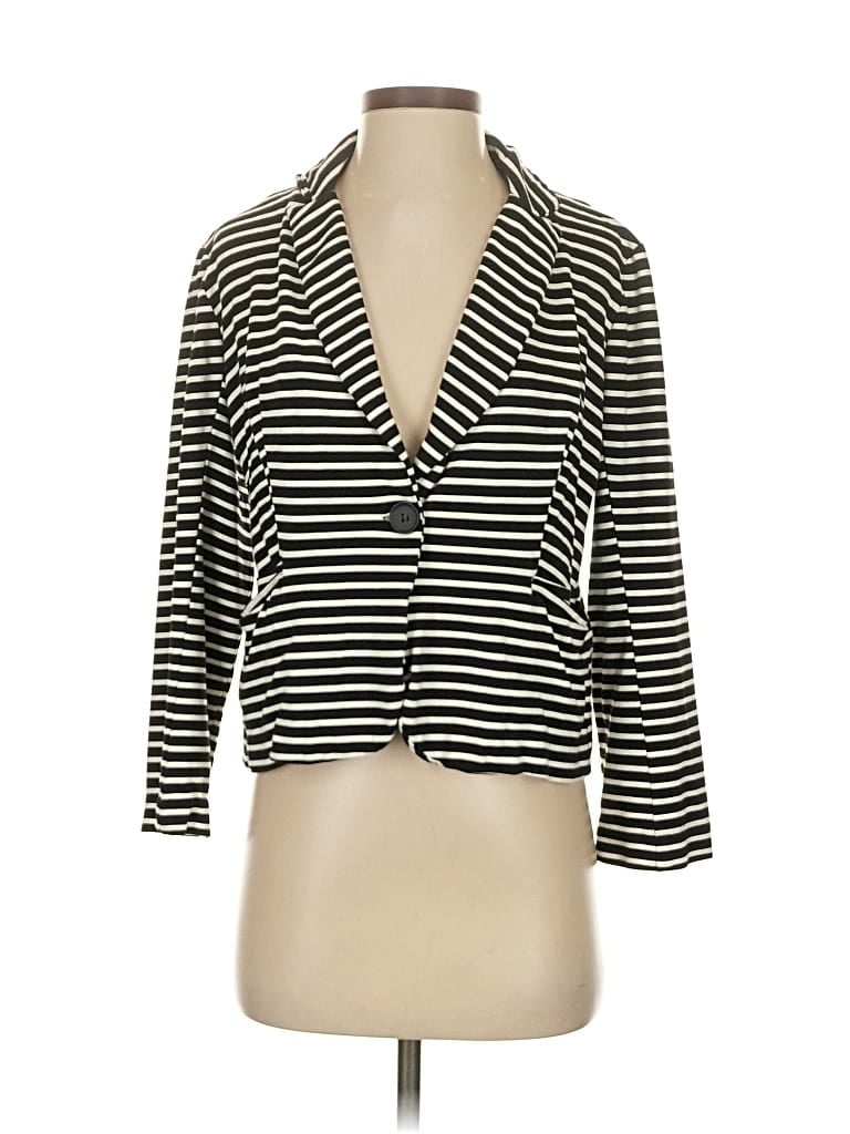 Pre-owned Olivia Moon Blazer Jacket In White