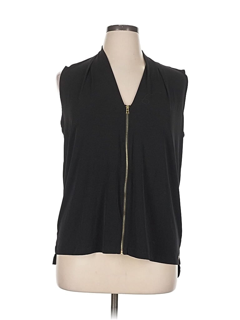 TAHARI Pre-owned Sleeveless Blouse In Black