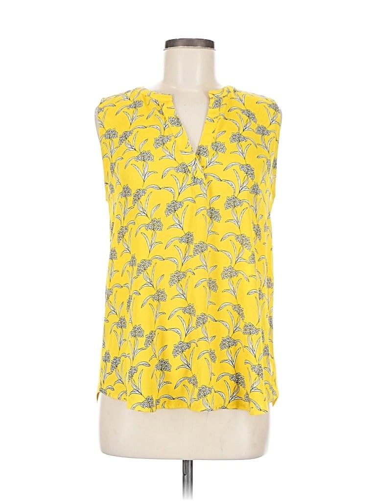 Click to view more detailed imagery on our partner's website Pre-owned Papermoon Sleeveless Blouse In Yellow