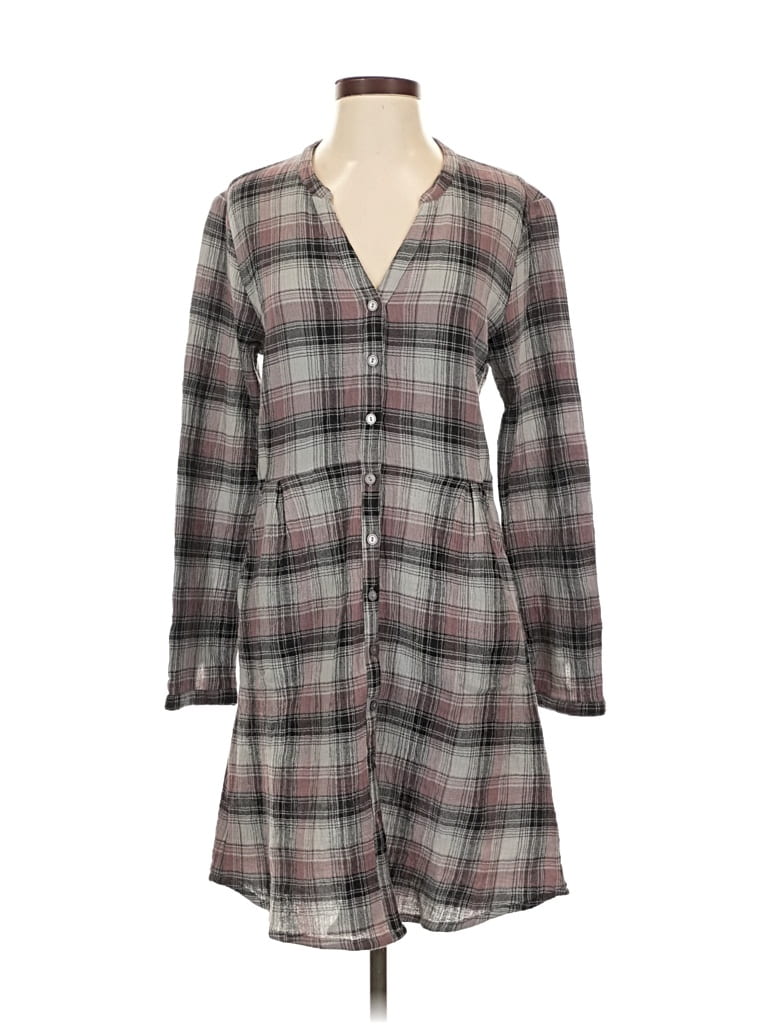 Pre-owned Garnet Hill Casual Dress In Gray