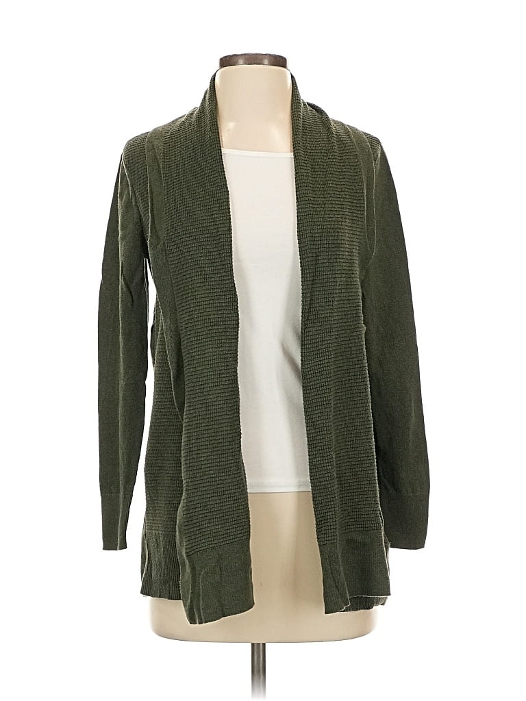 Pre-owned Gap Cardigan Sweater In Green