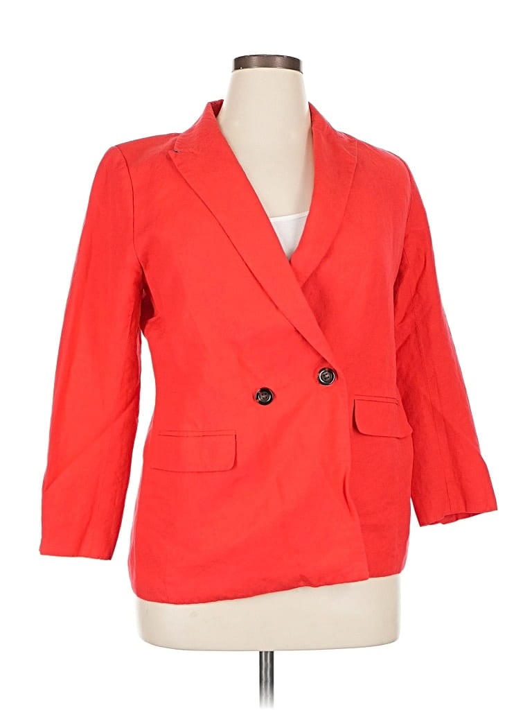 Click to view more detailed imagery on our partner's website Pre-owned Ann Taylor Blazer Jacket In Red
