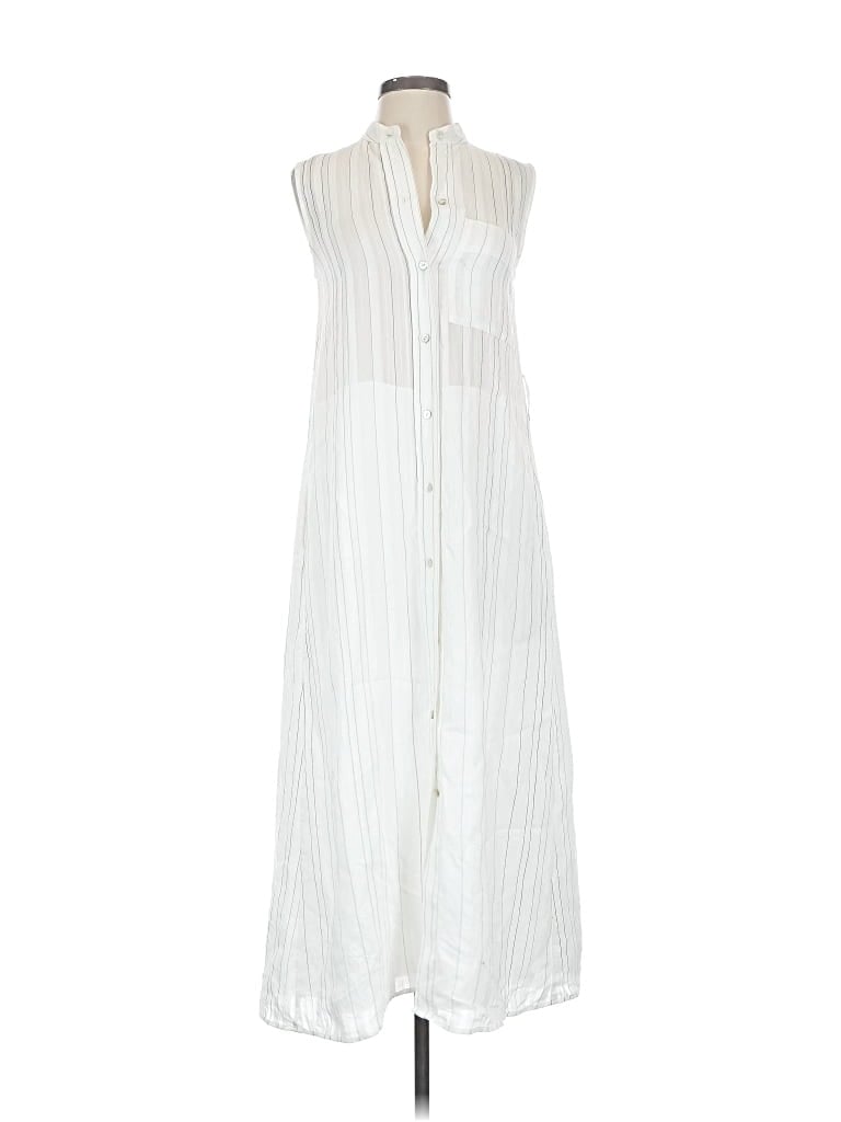 Pre-owned Vince Casual Dress In White