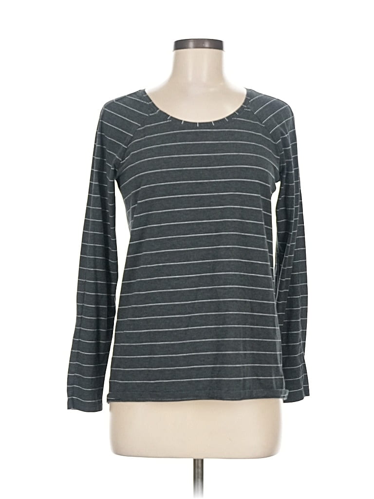 Pre-owned Lululemon Athletica Long Sleeve T-shirt In Gray