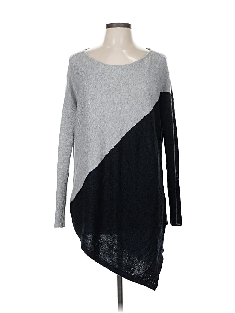 Pre-owned Alice And Olivia Alice + Olivia Wool Pullover Sweater In Gray