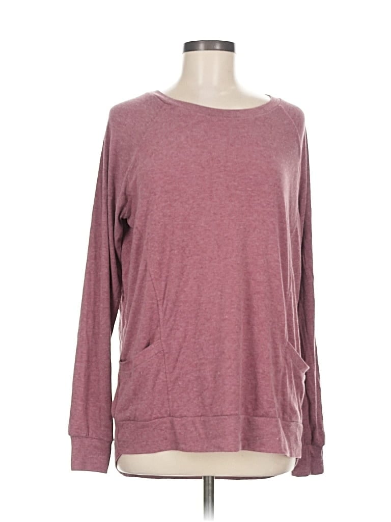 Pre-owned Unbranded Pullover Sweater In Burgundy