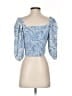 Hutch Blue 3/4 Sleeve Blouse Size XS - photo 2