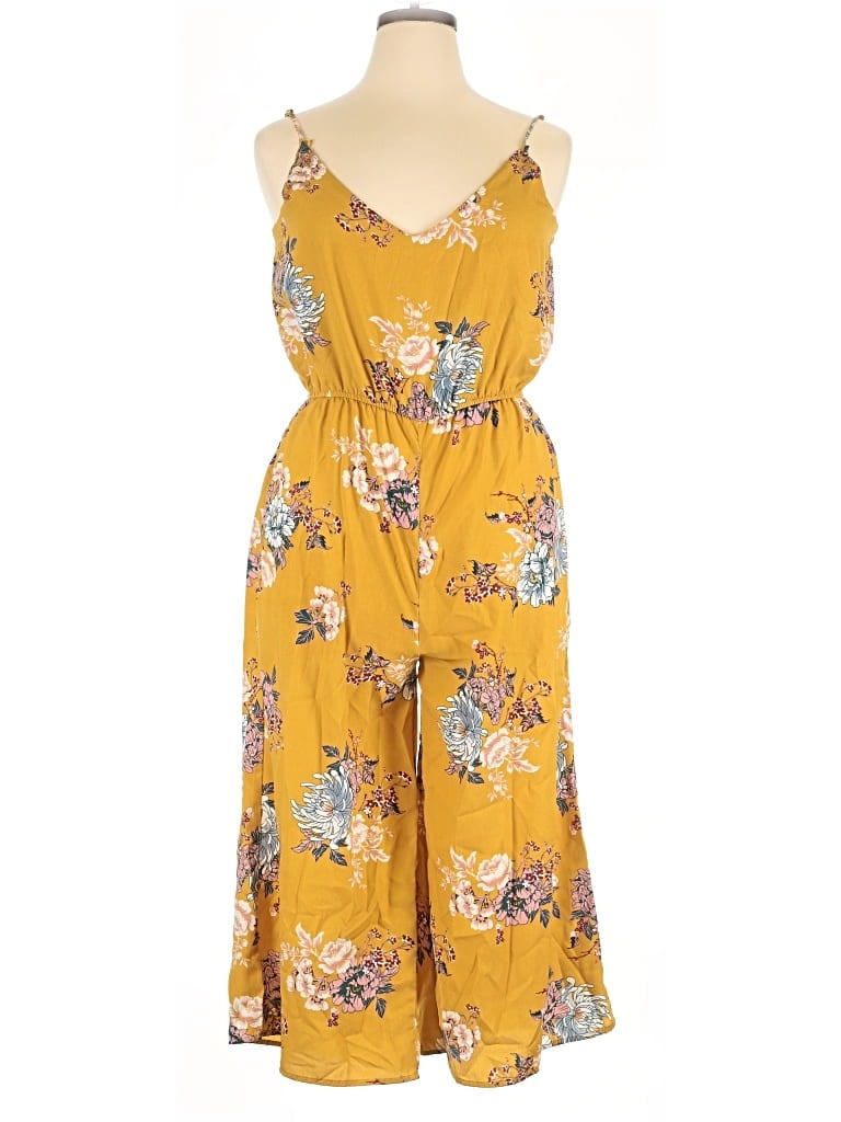 RUE21 Pre-owned Jumpsuit In Yellow