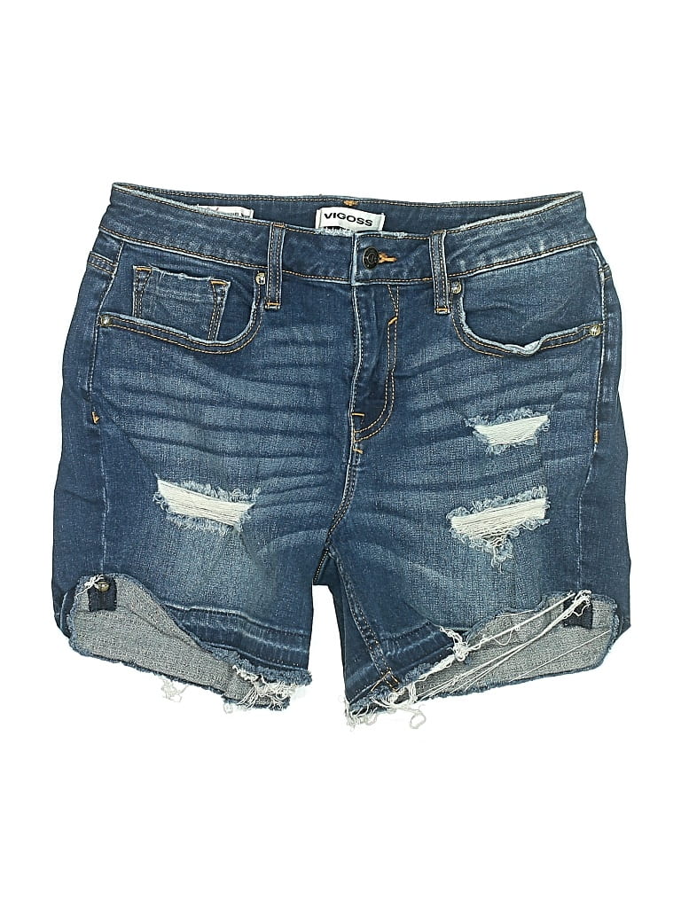 Pre-owned Vigoss Denim Shorts In Blue