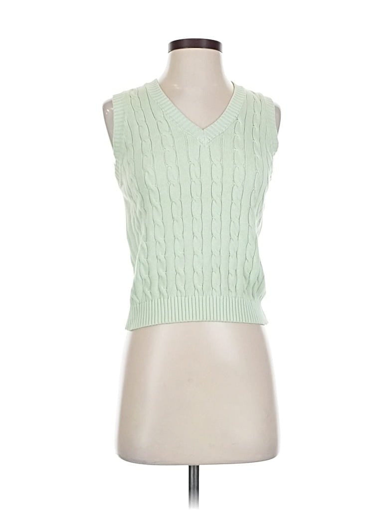 Pre-owned Brandy Melville Sweater Vest In Green