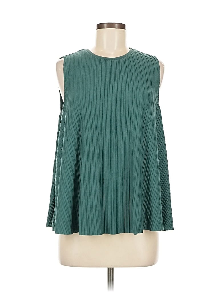 A NEW DAY Pre-owned Sleeveless Blouse In Green