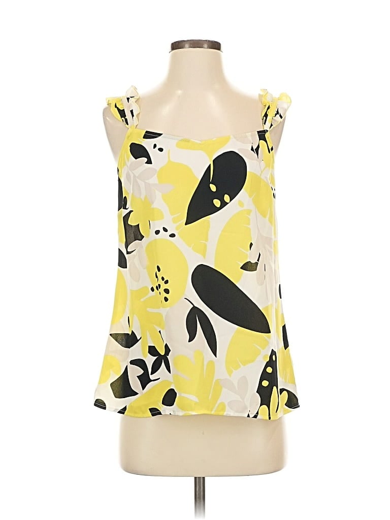 CABI Pre-owned Sleeveless Blouse In Yellow