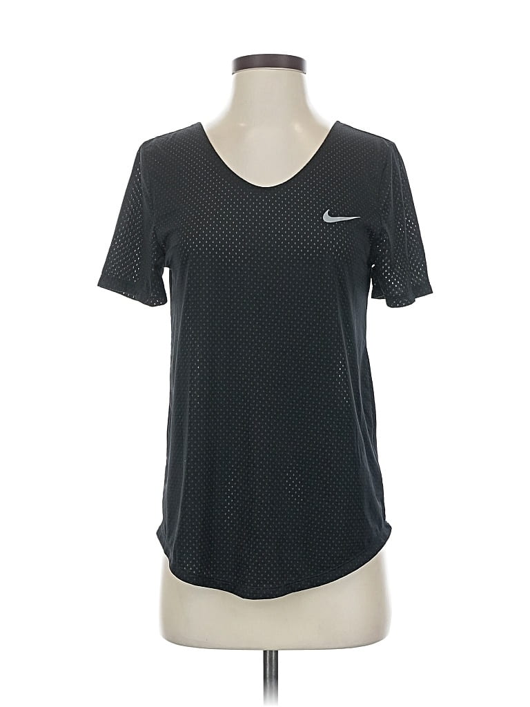 Pre-owned Nike Active T-shirt In Gray