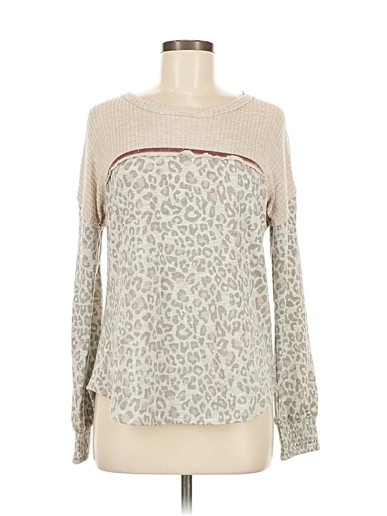 Pre-owned Knox Rose Pullover Sweater In White