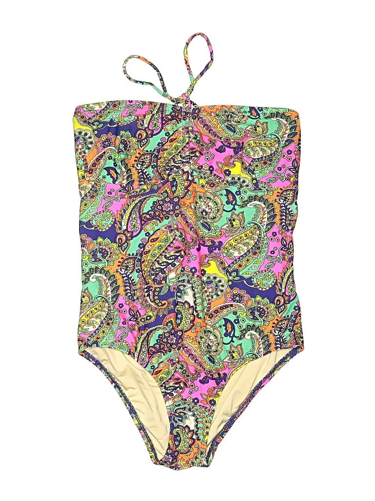 Pre-owned Shoshanna One Piece Swimsuit In Green