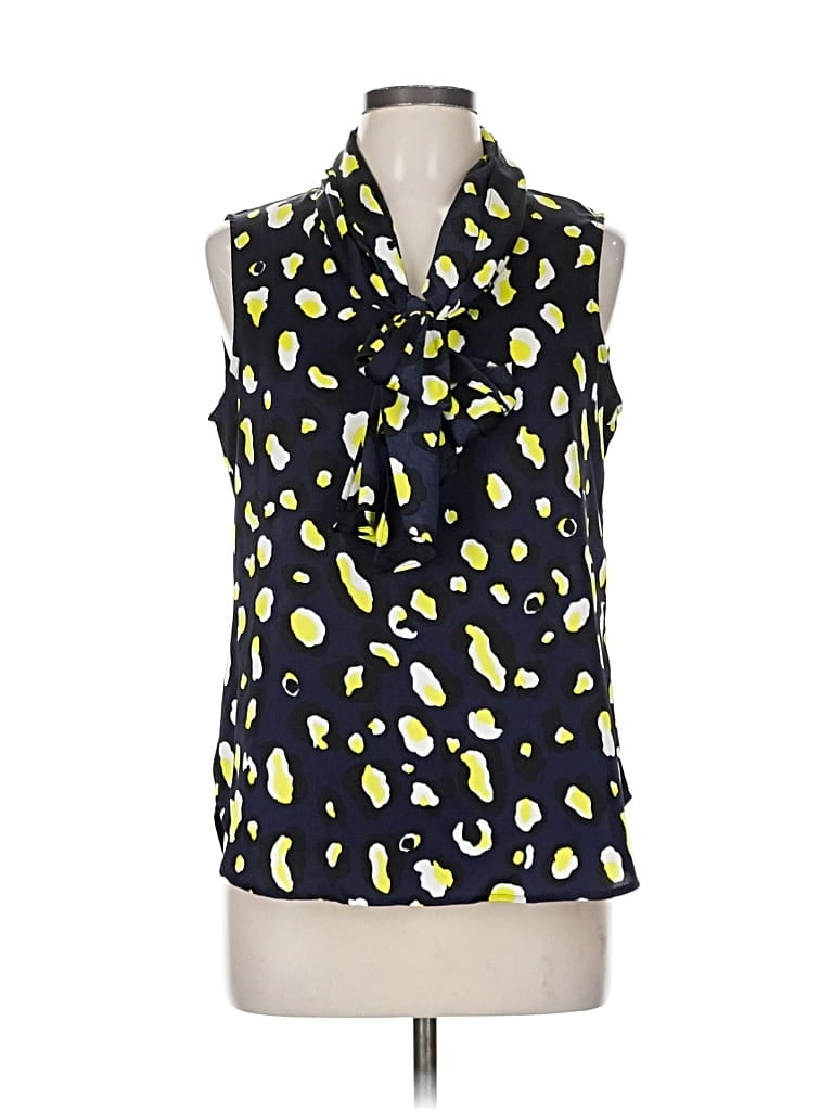 Pre-owned Bar Iii Sleeveless Blouse In Yellow