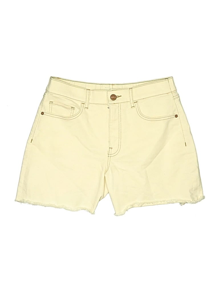 Pre-owned Upwest Denim Shorts In Yellow