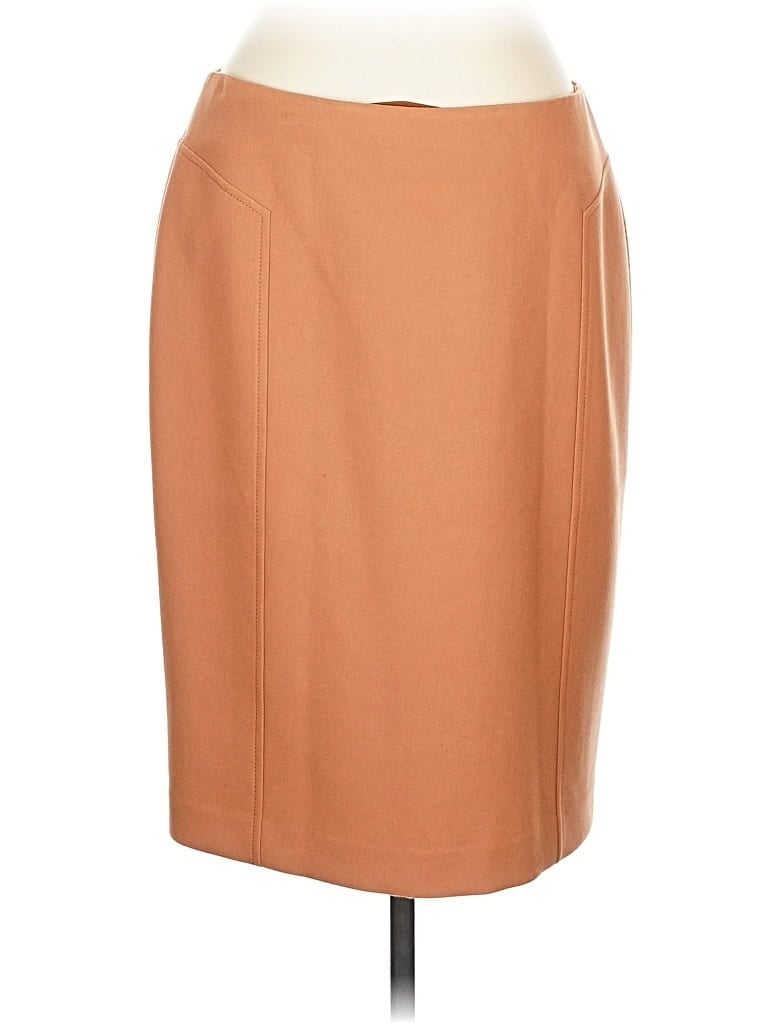Pre-owned Halogen Formal Skirt In Brown