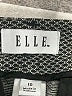 Elle Chevron-herringbone Gray Casual Pants Size 10 - photo 6