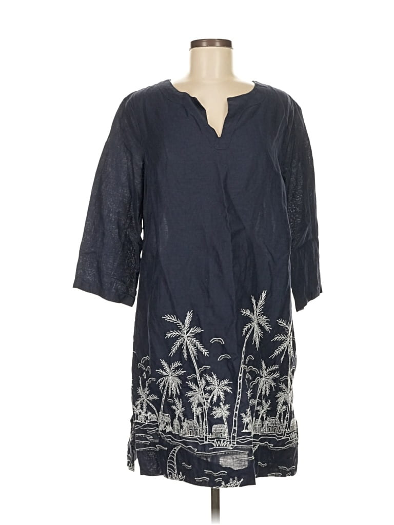 Pre-owned Talbots Casual Dress In Blue