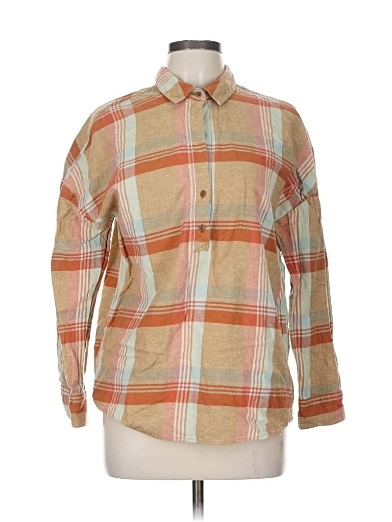 Click to view more detailed imagery on our partner's website Pre-owned Prana Long Sleeve Button Down Shirt In Brown