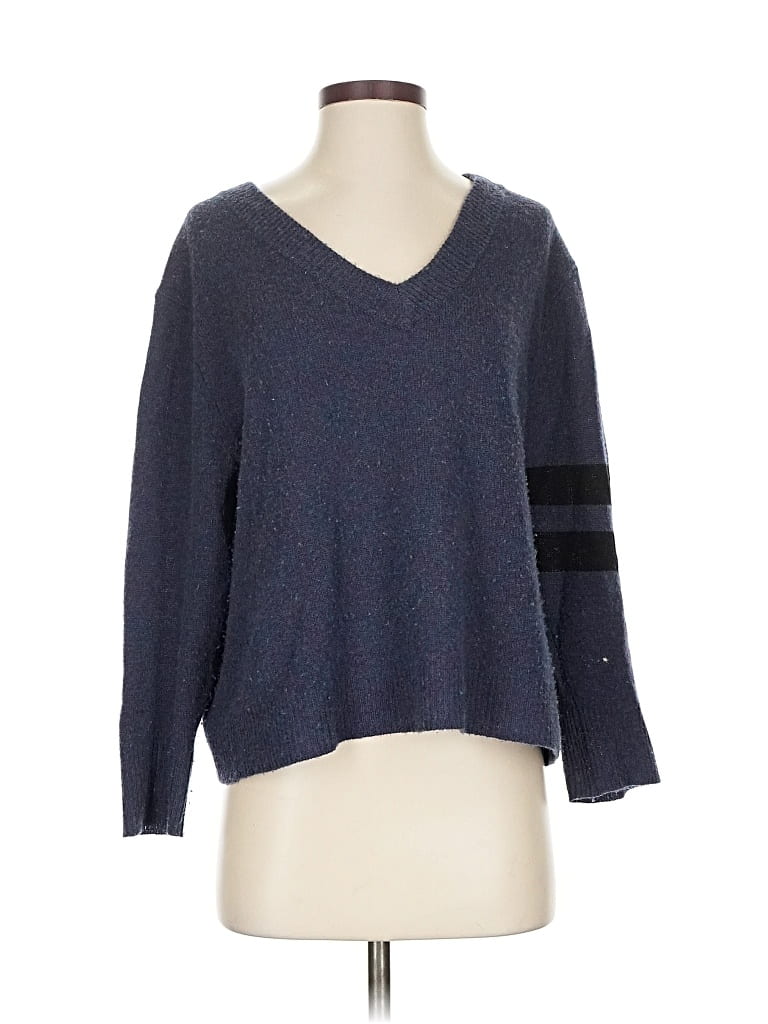 Pre-owned Line Pullover Sweater In Blue