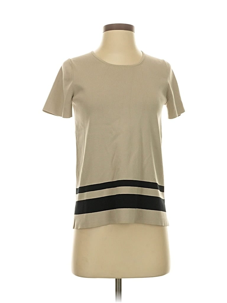 Pre-owned Banana Republic Short Sleeve T-shirt In Brown