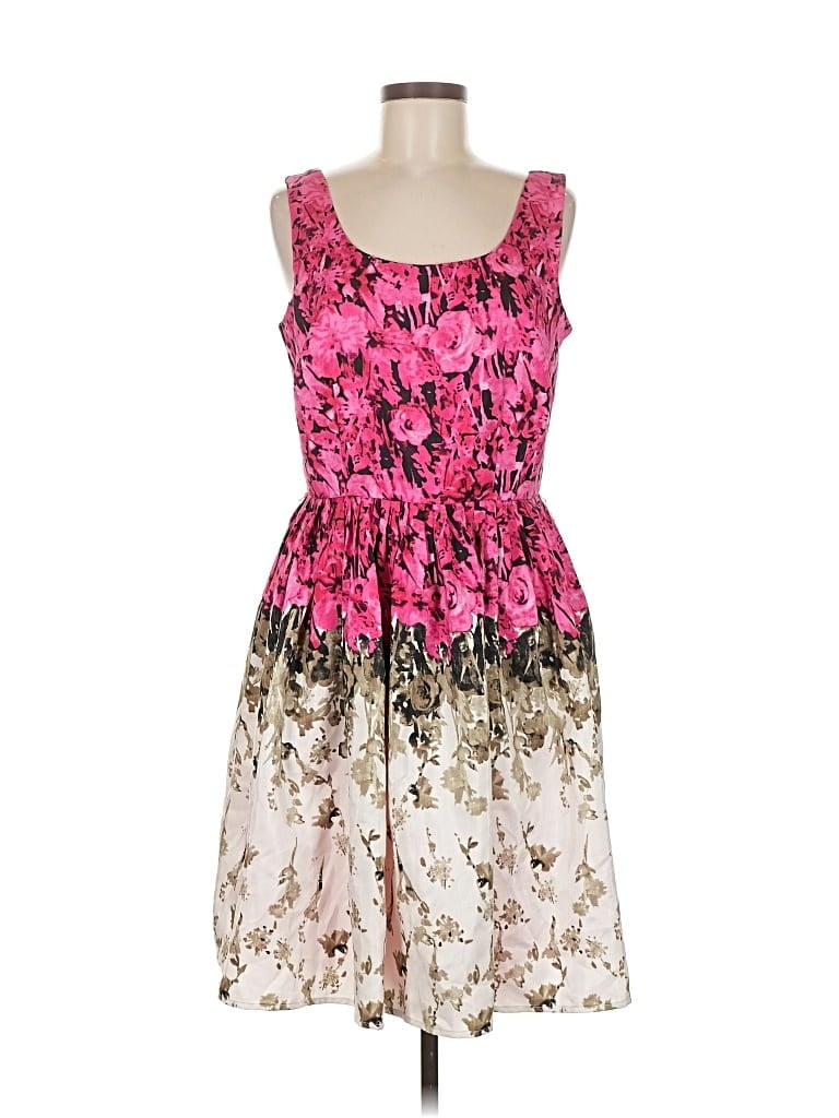 Pre-owned Julian Taylor Cocktail Dress In Pink