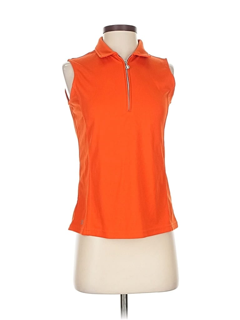 Pre-owned Daily Sports Sleeveless Blouse In Orange