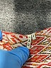 IRO Paisley Orange Red Casual Dress Size Med (2) - photo 6