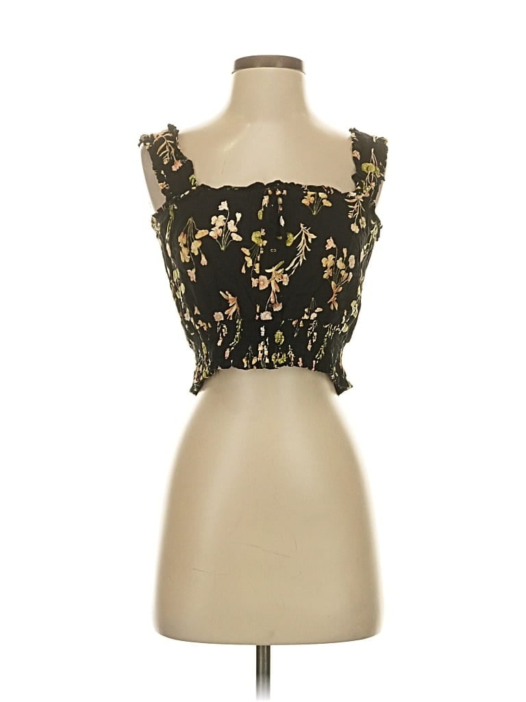 Pre-owned We Are Kindred Sleeveless Blouse In Gold