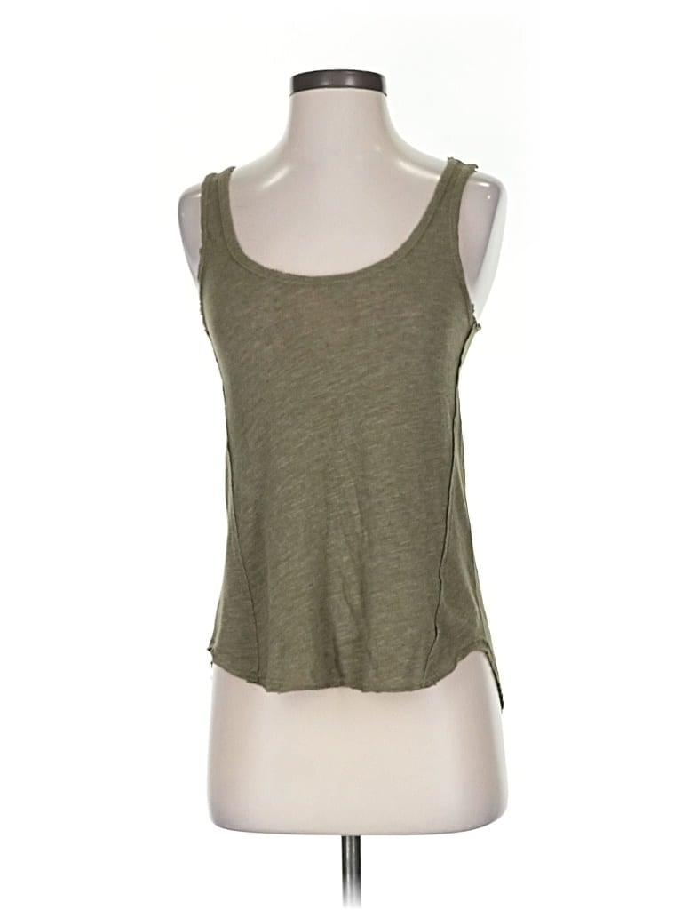 Pre-owned Project Social T Loves Urban Outfitters Tank Top Green Strapless Neckline Tops