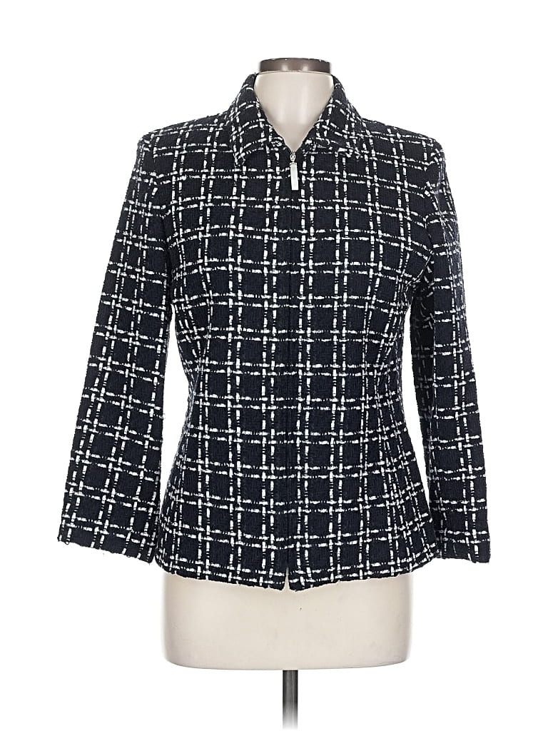 Pre-owned Dana Buchman Blazer Jacket In Black