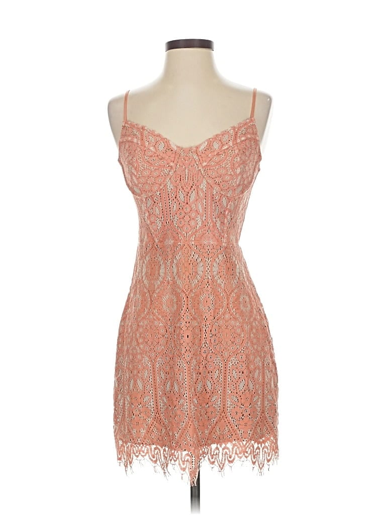 EXPRESS Pre-owned Cocktail Dress In Orange