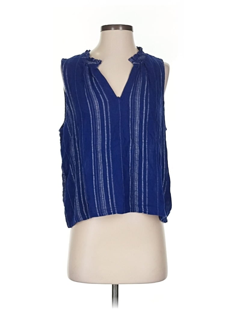 Pre-owned Rails Sleeveless Blouse In Blue