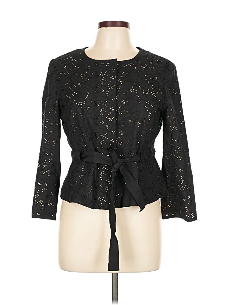 Pre-owned Ann Taylor Loft Jacket In Black