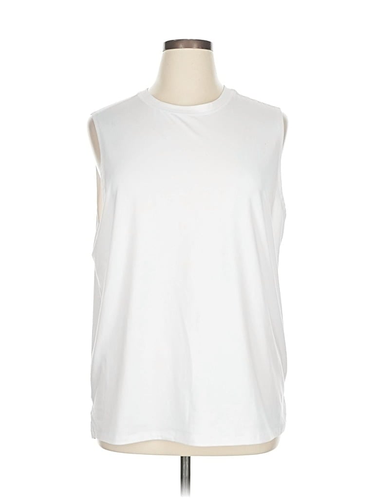 Pre-owned All In Motion Sleeveless T-shirt In White