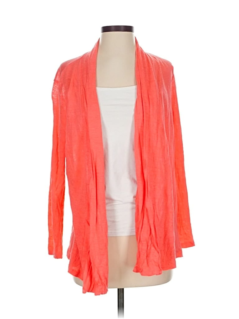 Pre-owned Jjill Cardigan Sweater In Orange