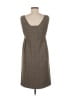 Tevrow+Chase Tweed Brown Tan Casual Dress Size 6 - photo 2