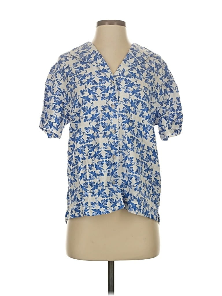 Universal Thread Short Sleeve Blouse In Multi