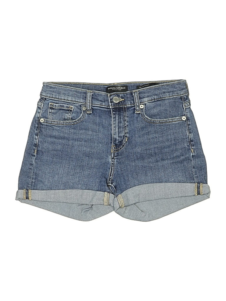 Click to view more detailed imagery on our partner's website Pre-owned Banana Republic Denim Shorts In Blue
