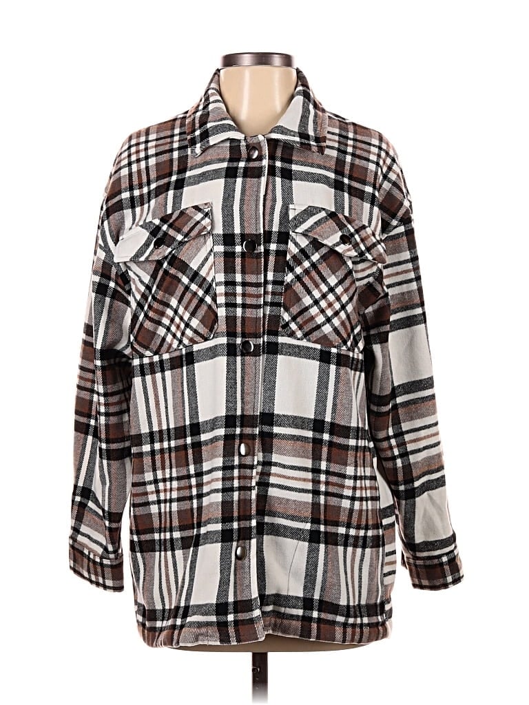 HFX Pre-owned Fleece Jacket In Brown