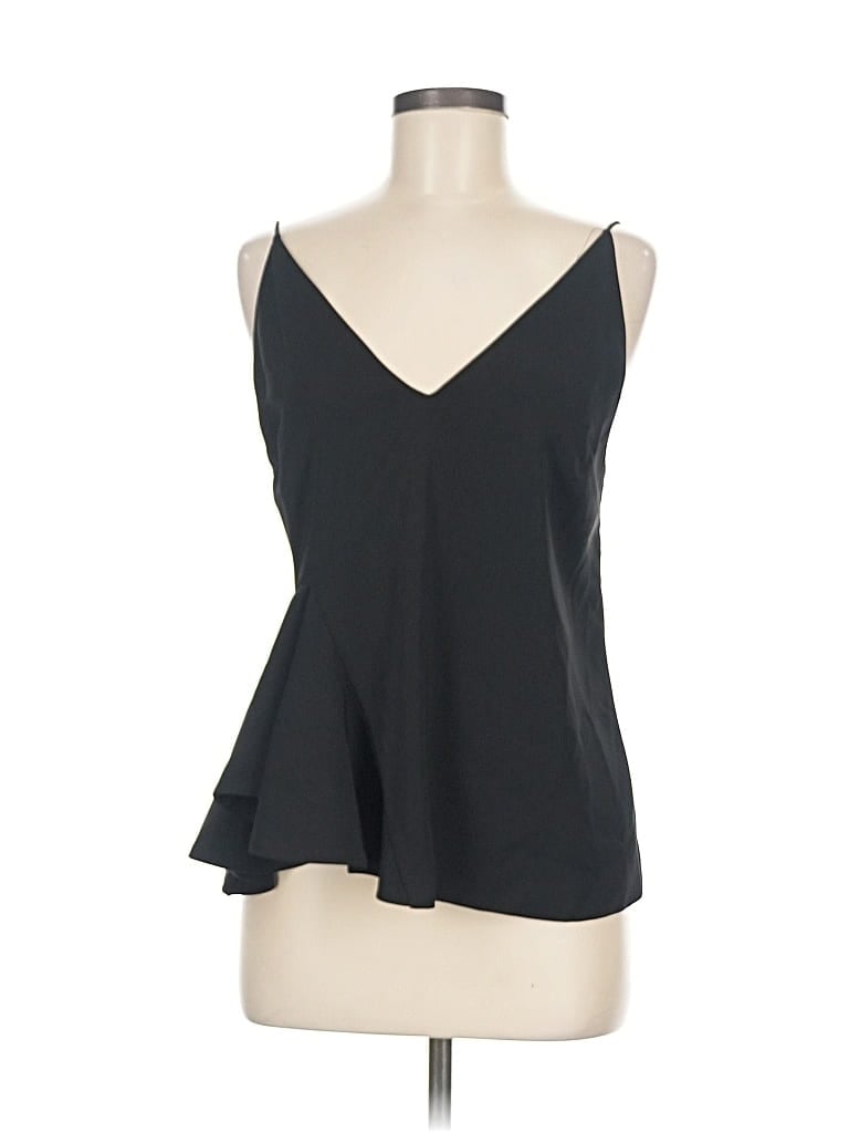 Click to view more detailed imagery on our partner's website Pre-owned C/meo Collective Sleeveless Top Black Sweetheart Neckline Tops