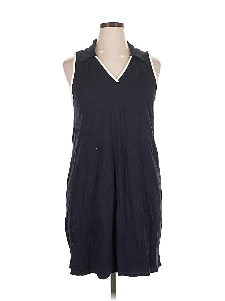 Pre-owned T By Talbots Casual Dress In Gray