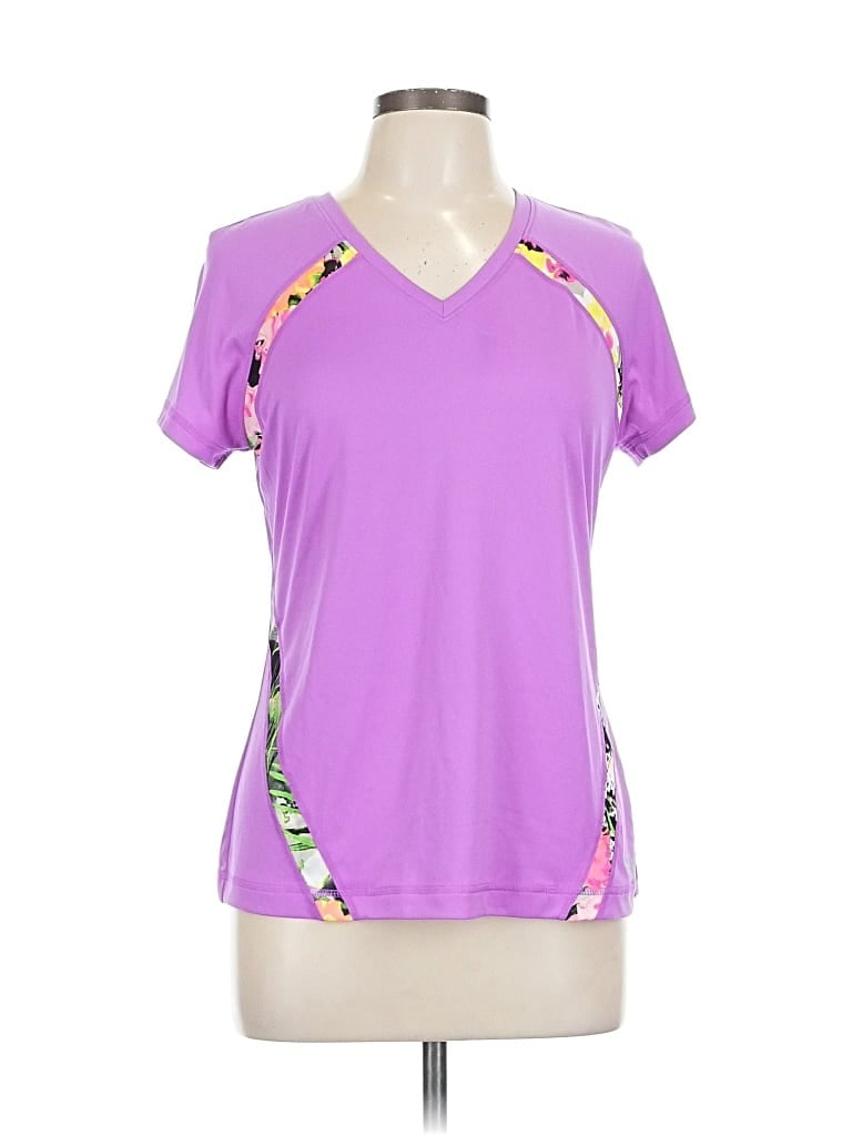 Pre-owned Fila Sport Active T-shirt In Purple