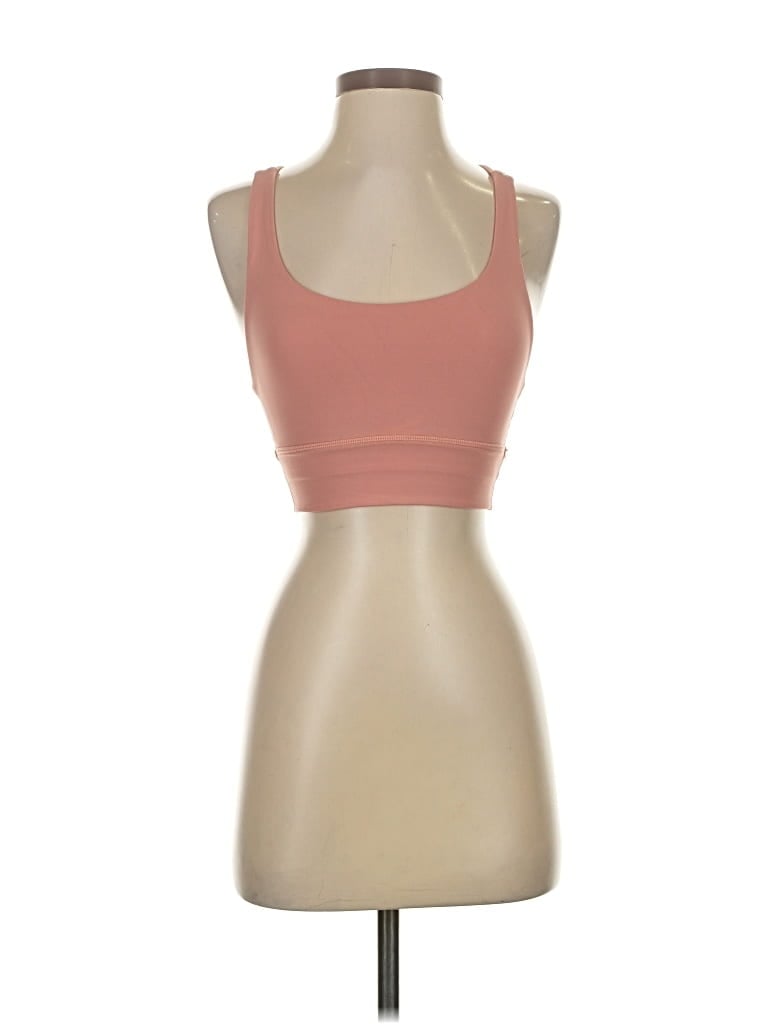 Pre-owned Lululemon Athletica Sports Bra In Pink