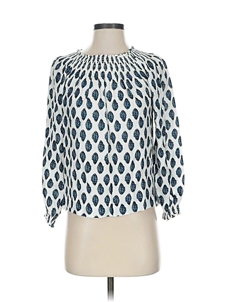 Click to view more detailed imagery on our partner's website Pre-owned Maje 3/4 Sleeve Blouse In Blue