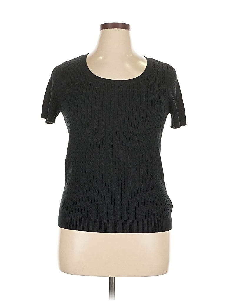 Pre-owned Polo Ralph Lauren Cardigan Sweater In Black