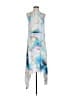 BCBGMAXAZRIA 100% Polyester Tie-dye Blue Cocktail Dress Size S - photo 1